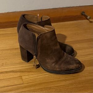 Sperry Leather and Brown Suede Ankle Boots